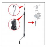 Kupo Telescopic Operating Pole (5.3'-13.1') with Classic Top Hook