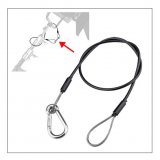 Kupo KG061212 30" (75cm) Long Safety Wire with PVC Jacket