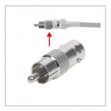 RCA(M) to BNC(F) Adapter (Clearance)