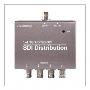 FeelWorld 1x4 3G/HD/SD-SDI Distribution
