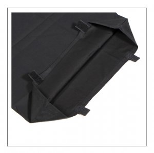 Meso Full-Frame Solid Black Cutter with White Flag Cloth 18"x24"