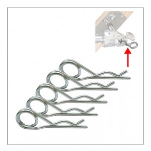 Meso MS-169 Spring Type Safety pin (5 in pack)