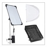 FalconEyes RX-18TDX II 45cmx60cm Rollable LED Sheet Light with Honeycomb Grid, Dome Softbox, Bio-Color 9 Effect Ballast, Carry Bag
