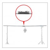 Kupo KG042412 1.5 inch Pole Joint + 1.5 inch 3m Aluminum Pole (3mm thick) x 2 units