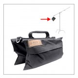 Kupo KG083011 Touch-Fastener Empty Refillable Sandbag (Max 6kg, Black)