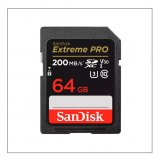 SanDisk 64GB Extreme PRO UHS-I SDXC Memory Card (R200/W90Mb/s)