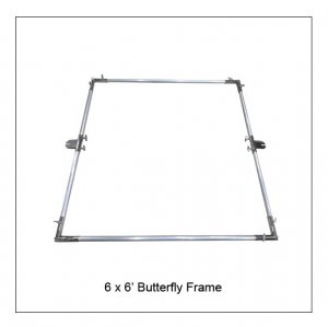 Kupo 1.5" Round Butterfly Frame Kits for 6*6', 8*8' & 12*12'